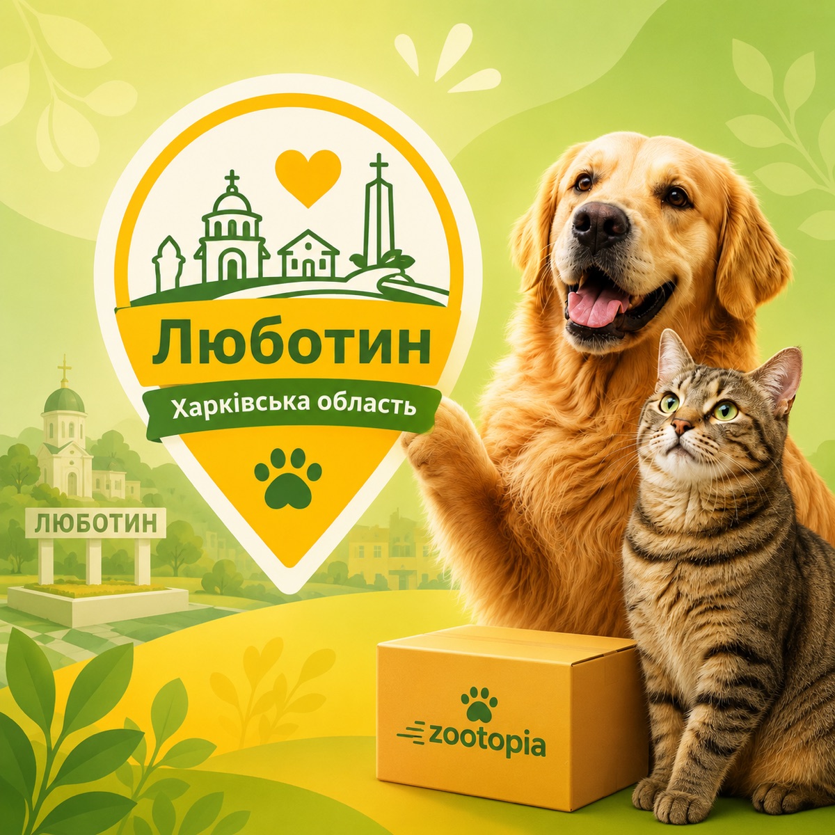 Товари для тварин і доставка зоотоварів Zootopia по Люботину